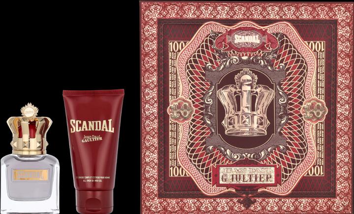 Gaultier Scandal pour Homme Geschenkset Scandal Eau de Toilette For Him 50 ml + Shower Gel (Parfum set)