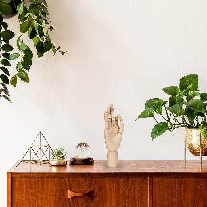 Actual product image Relaxdays Wooden hand
