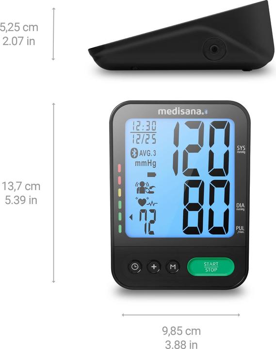 Actual product image Medisana BU 580 connect Upper arm blood pressure monitor large cuff 23-43 cm (Blood pressure monitor upper arm)