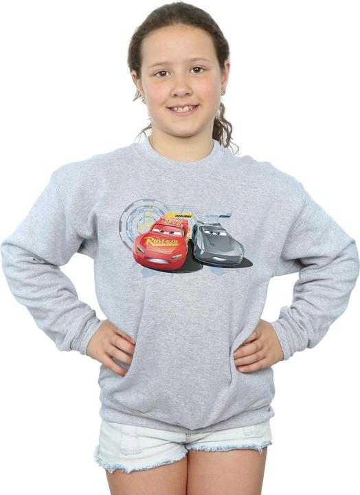 Immagine prodotto Disney Cars Lightning Vs Storm Felpa Ragazze (140, 146)