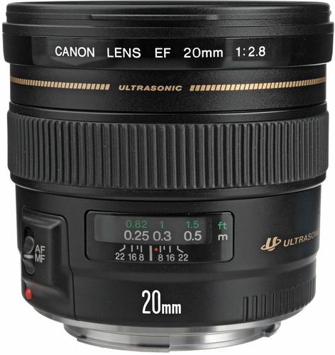 Image du produit Canon EF 20mm f/2.8 USM (Canon EF, Plein format)