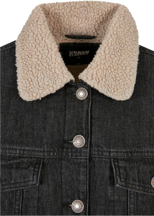 Actual product image Urban Classics Ladies Oversized Sherpa Denim Jacket - 19395 (XXL)