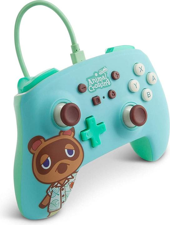 Image du produit PowerA Pro Controller con filo - Animal Crossing - Tom Nook (Switch)