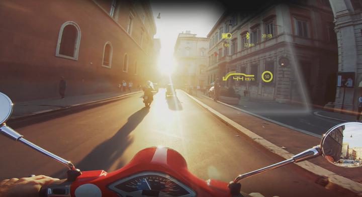 Immagine prodotto Tilsberk Dvision Head-Up Display per caschi da moto