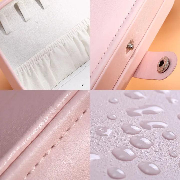 Actual product image Only-Bags.Store Portable jewellery box, jewellery organiser, travel jewellery box, storage box made of leather with