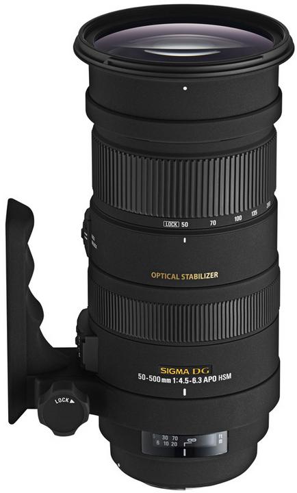 Image du produit Sigma 50-500mm, f/4.5-6.3 DG APO OS HSM, Nikon (Nikon F, Plein format)