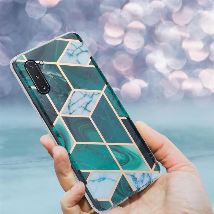 Actual product image Cadorabo IMD TPU Colorful Marble Cover (Samsung Galaxy Note 10)