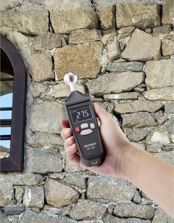 Produktbild Voltcraft MF-80 Materialfeuchtemessgerät Messbereich Baufeuchtigkeit (Bereich) 0 bis 100.0% Messber
