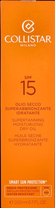 Produktbild Collistar Supertanning Dry Oil Spf 15 (Sonnenspray, SPF 15, 200 ml, 150 g)