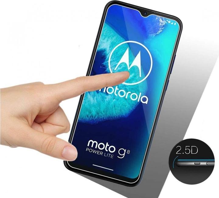 Immagine prodotto Screenguard Motorola Moto G8 Power Lite Pellicola protettiva in vetro Custodia Design amichevole (1 Pezzo/i, Motorola Moto G8 Power Lite)