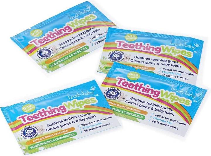 Actual product image Brush-Baby Teething cloths (1 x)
