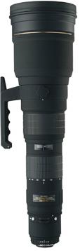 Sigma 300-800mm, f/5.6 EX DG HSM, Nikon F (Nikon F, Vollformat)