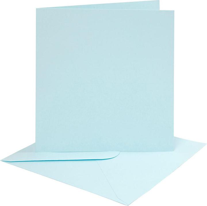 Creativ Company Cartes et enveloppes bleu clair, 4 pcs. (4 pcs)