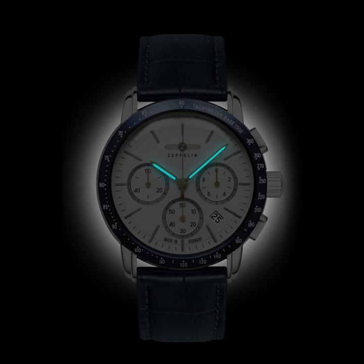 Actual product image Zeppelin New York 88781 Quartz 42mm watch (Chronograph, 42 mm)
