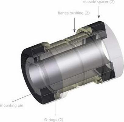 Productafbeelding Fox Demperbussen 5-delig - 8 mm boring (19 mm)