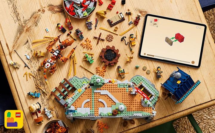 Actual product image LEGO Tournament temple city (71814, LEGO Ninjago, LEGO Rare Sets)