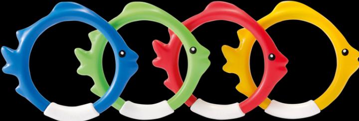 Actual product image Intex Diving ring set fish
