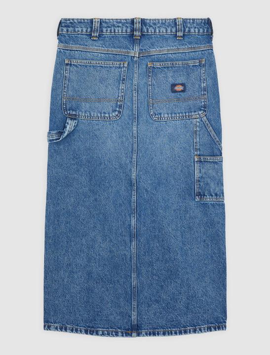 Produktbild Dickies Long Denim Carpenter Skirt W Rinsed Fade (XS)