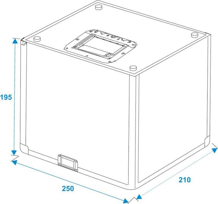 Produktbild Roadinger Platten-Case SI-1 (Zubehör)
