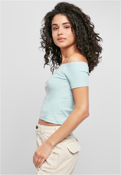Actual product image Urban Classics Ladies Off Shoulder Rib Tee (L)