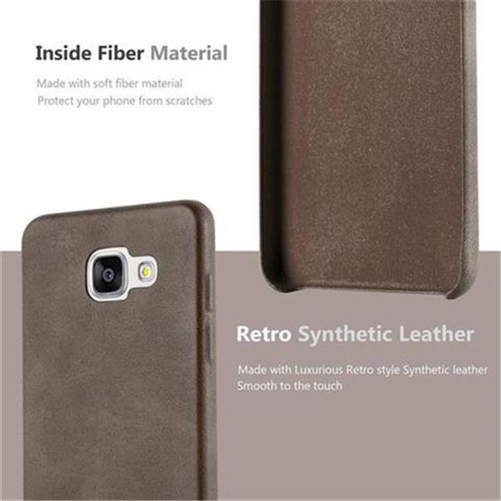 Actual product image Cadorabo Hard cover faux leather with texture (Samsung Galaxy J5 (2015))
