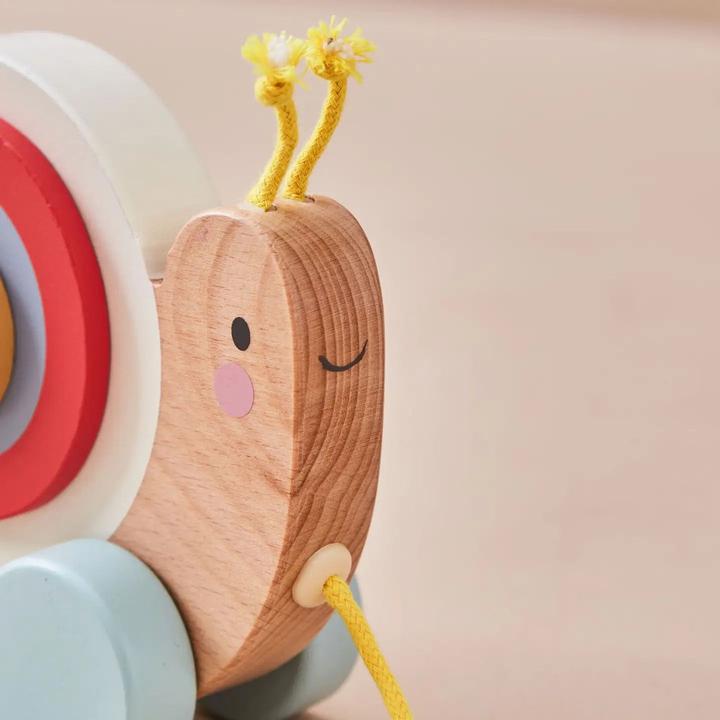 Produktbild Just Bee Kids Holzschnecke zum Ziehen