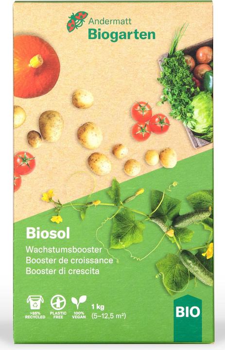 Produktbild Andermatt Biogarten Biosol Wachstumsbooster vegan 1 kg (1 kg)