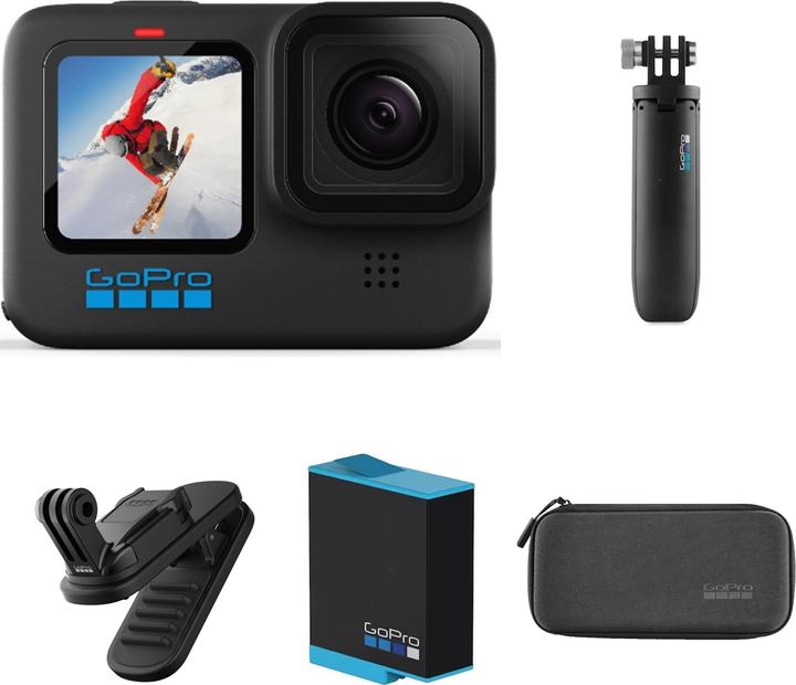 Immagine prodotto GoPro Hero 10 Accessory Bundle (60p, WiFi, Bluetooth)