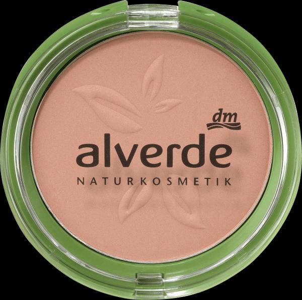 Actual product image dm alverde Powder blush apricot 01 (Apricot)