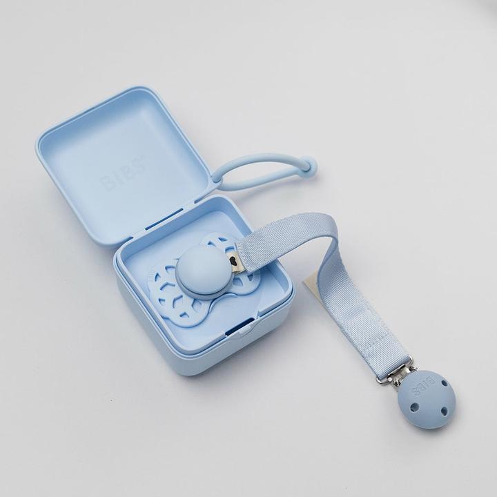 Actual product image Bibs Pacifier Clip Ribbon Sage (1 x, from birth)