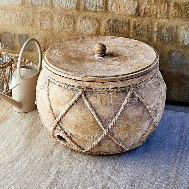 Image du produit Loberon Pot à tuyau de jardin Hulcier marron antique