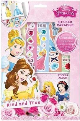 Produktbild Disney Princess Blatt mit Stickern 6erPack Set