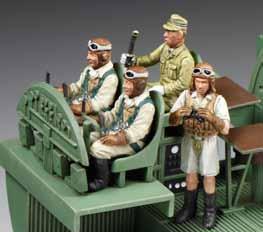 Actual product image Tamiya G4M1 Yamamoto w/17 Figures