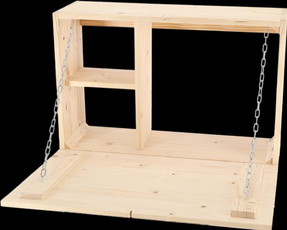 Actual product image Esschert Design Wandregal (58 x 56 x 38 cm)
