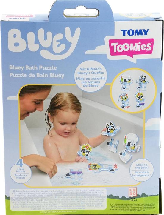 Actual product image Tomy Bluey Puzzle de bain