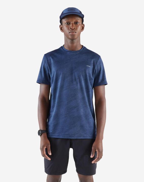 Kiprun Men's Breathable Running T-shirt Run 500 Dry - Midnight blue