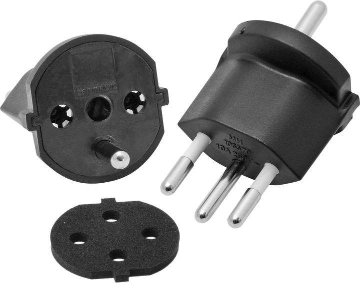 Produktbild Max Hauri Fixadapter Kupplung Schuko (Typ 12, CEE 7/7)