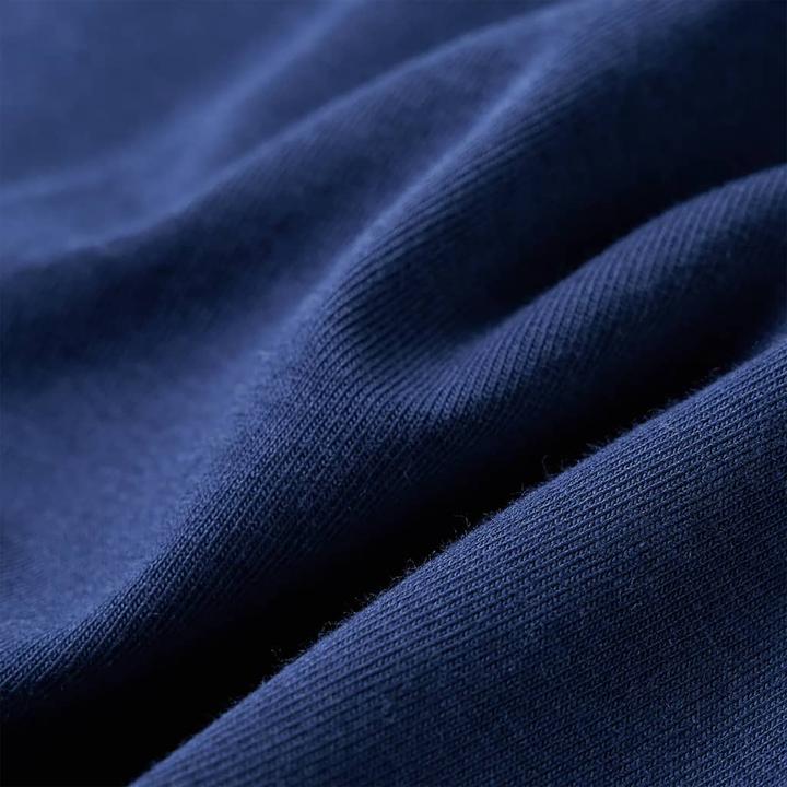Actual product image VidaXL Children's T-shirt navy blue 92,Material: 95 % cotton. 5 (92)