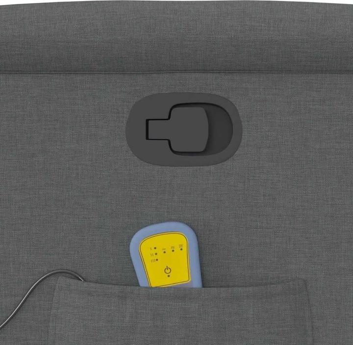Produktbild VidaXL Massagesessel mit Aufstehhilfe Dunkelgrau Stoff