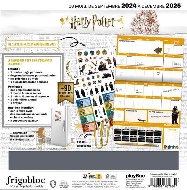Produktbild Le calendrier ultra simple pour une famille organisée 2025 (Harter Einband, Französisch)