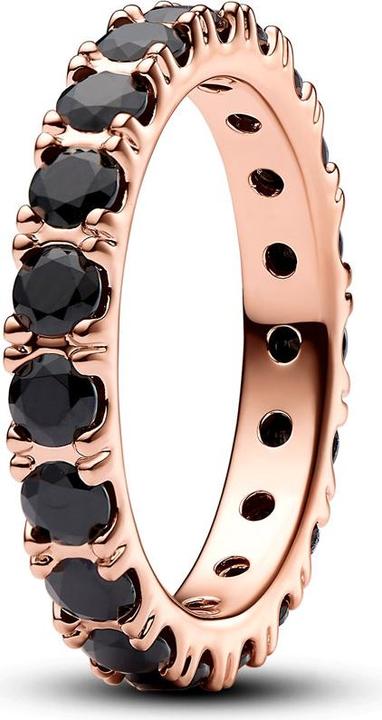 Produktbild Pandora Schwarze Funkelnde Reihe Ewigkeits Ring (48)