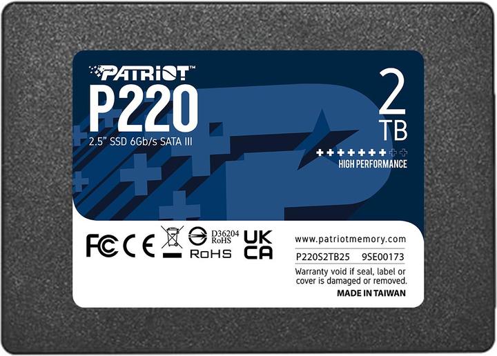 Image du produit Patriot P220 (2000 Go, 2.5")