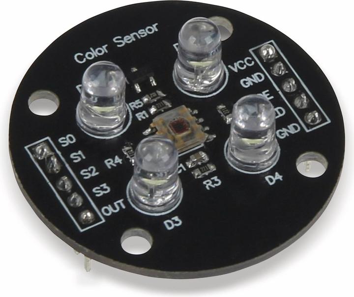 Actual product image Joy-it Arduino Expansion Board Color Sensor / Colorimeter TCS3200 Black
