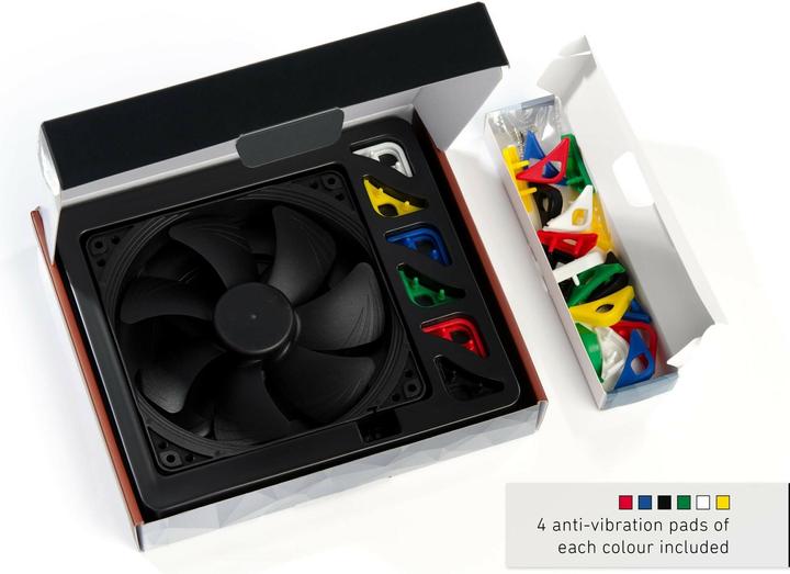 Actual product image Noctua NF-A14 PWM chromax.black.swap (140 mm, 1 x)