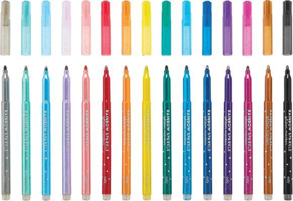 Image du produit Ooly Marqueur à paillettes arc-en-ciel (Multicolore, 15 x)