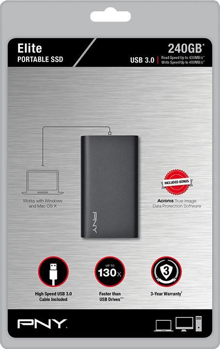 Actual product image PNY Elite (240 GB)