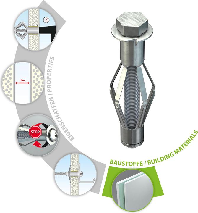 Actual product image Tox Metall-Hohlraumdübel Acrobat (25 pcs.)