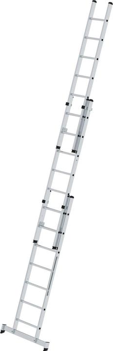 Productafbeelding Munk Multifunctionele ladder 3-delig met nivelloï¿½ dwarsbalk 3x7 sporten (Multifunctionele ladder, 3 cm)