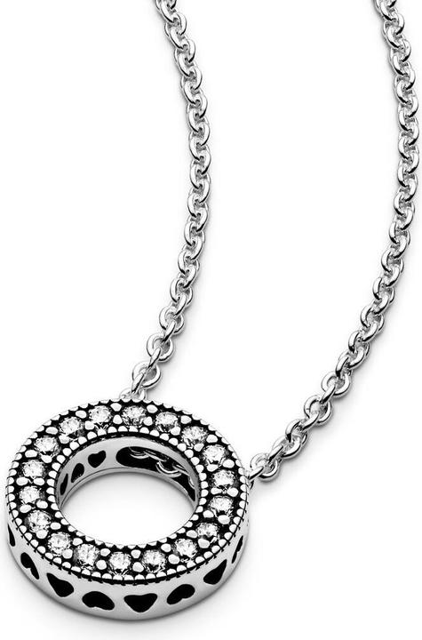 Actual product image Pandora Hearts of necklace (Silver, 45 cm)