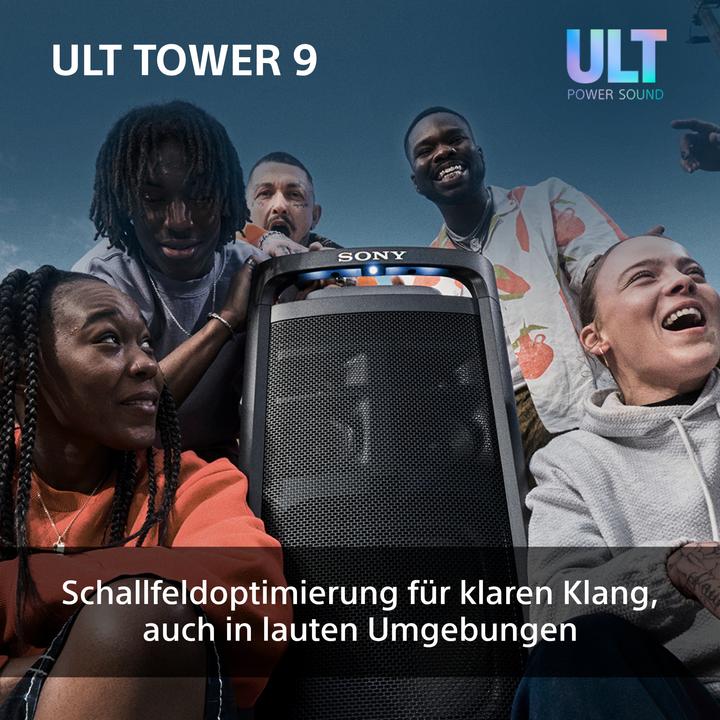 Actual product image Sony ULT Tower 9 (25 h, Electrical connection, Rechargeable battery operated)